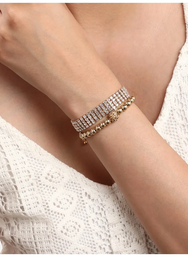 SOHI Dazzling Detail : Glamorous Artificial Bracelet Jewellery
