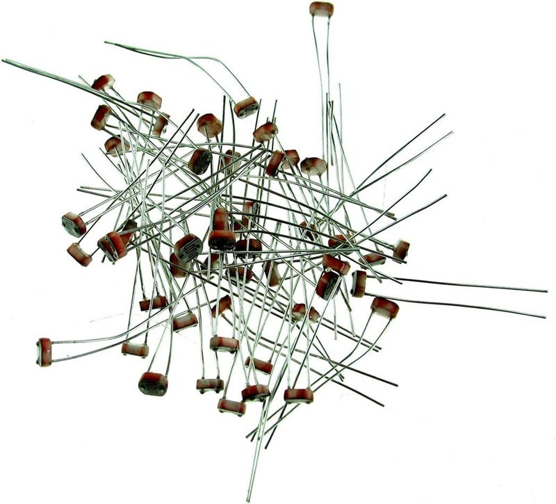 NewZoll 50 pcs Inductor Sensor Photo Light Sensitive Resistor Photoresistor 5516 GL5516 - Image 1