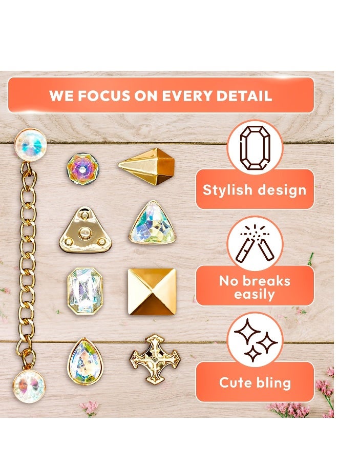 24 Colorful Shoe Charms for Girls and Women Bling Accessories Perfect for Parties and Birthdays - Image 4