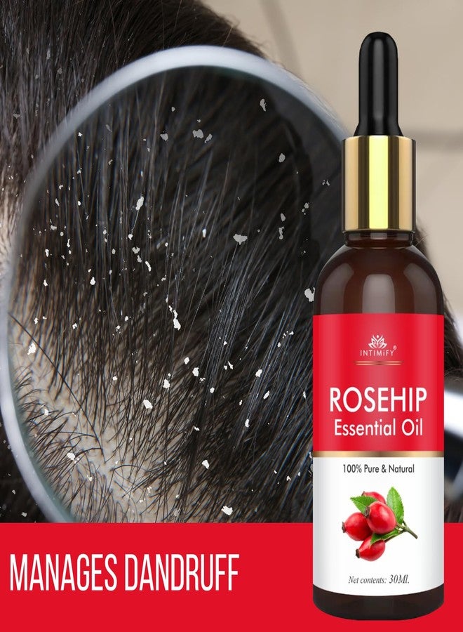 INTIMIFY Rosehip Seed Oil For Face | Cold Pressed | Rosehip Essential Oil For Face Massage | All Skin Types | For Men & Women | 30 ml - Image 5