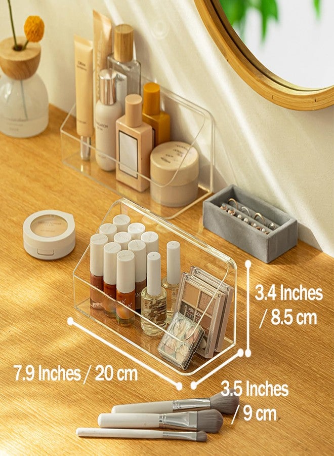 MORNITE Medicine Cabinet Organizer Shelf, Vanity Trays for Bathroom Counter, Cosmetic Storage Tray, Makeup Organizer, Beauty Organizer - Image 5