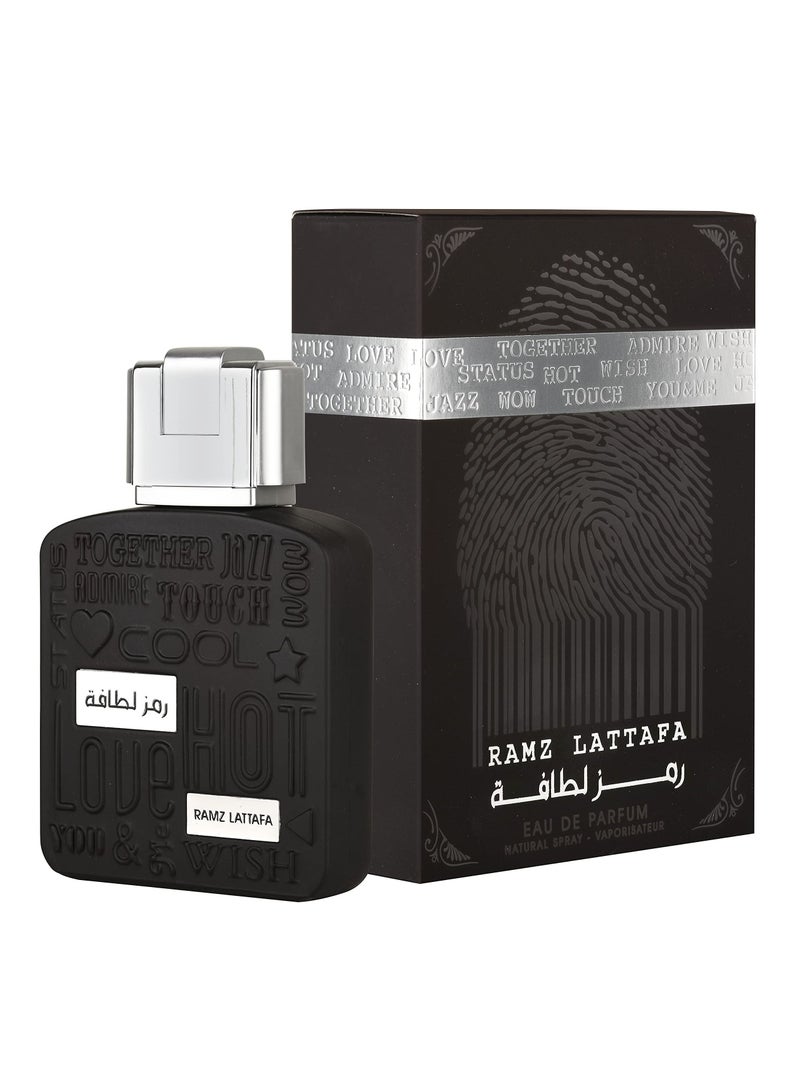 Lattafa Ramz Lattafa Silver Eau de Parfum For Unisex, 100 ml - Image 2