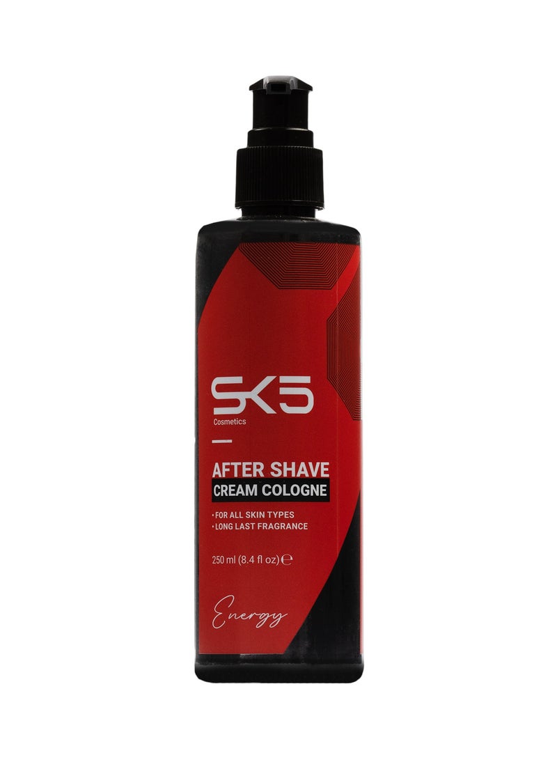 SK5 After Shave Cream Cologne Energy 250ml - Skin Protection & Hydration - Image 1