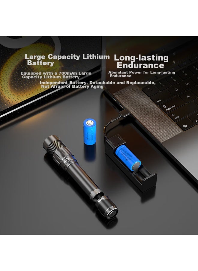 Whist H11 High-power Bright Green Laser Pointer With Long Battery Life, Constant-on Green Laser Light, Desert Star Pointer, Rechargeable Long-range Stargazing Pen, Infrared - Image 4