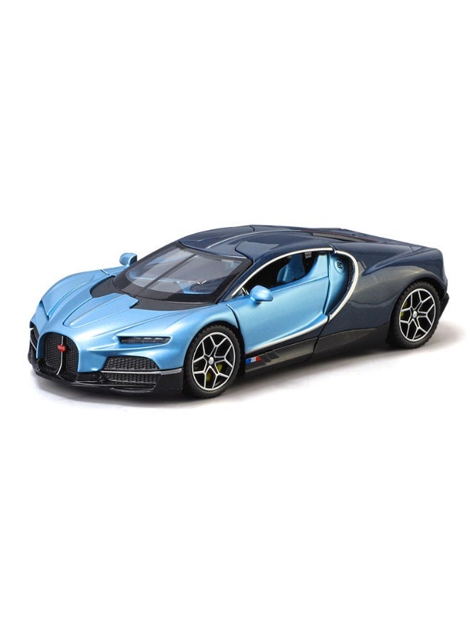 1:32 Scale Alloy Diecast Car Model Realistic Simulation Vehicle Toy with Partial Light Up Function for Kids Gift - Image 1