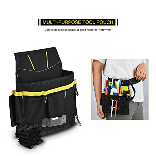 Ehdis حقيبة أدوات EHDIS مع حزام خصر مقاوم للماء من أكسفورد - منظم أدوات صغير - حقيبة أدوات متعددة الاستخدامات مع جيوب متعددة لأدوات السيارة - Image 5