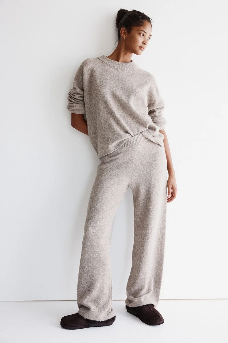 H&M Fine-knit trousers