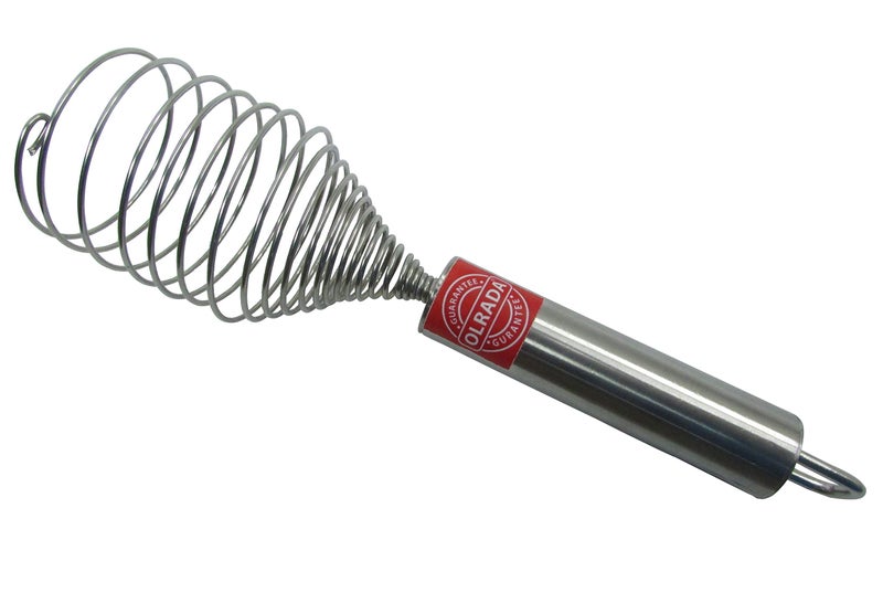 Olrada Stainless Steel Balloon Spring Whisk Egg Beater for Blending Whisking Beating & Stirring 7'' - Image 1