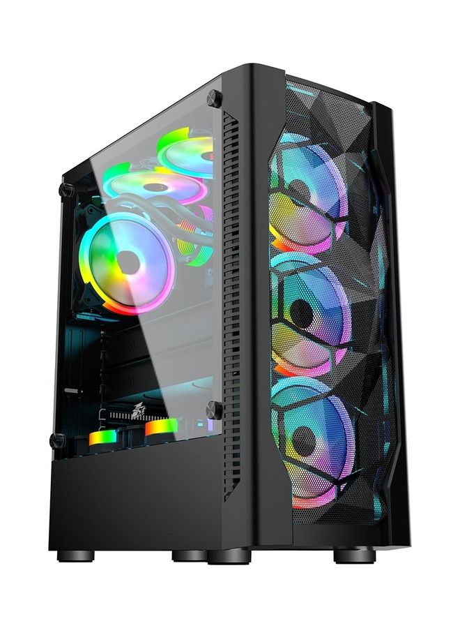 1STPLAYER (Upgraded Version) PC Gaming TMD Core i5-12400F Processor/16GB RAM 3200MB/1TB SSD/Windows 10 Pro/ NVIDIA GeForce RTX 4060 8GB Black - Image 1