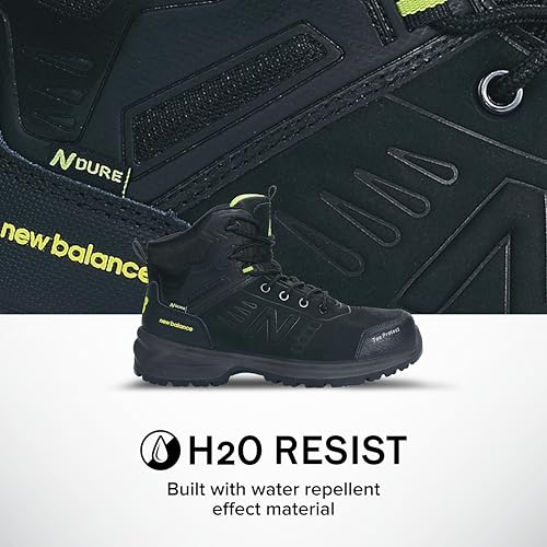 New Balance Men's Calibre Composite Toe Work Boots, Black, 11.5 Wide - Image 5