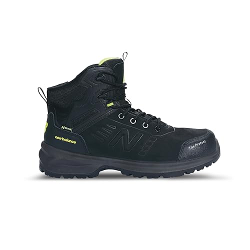 New Balance Men's Calibre Composite Toe Work Boots, Black, 11.5 Wide - Image 1