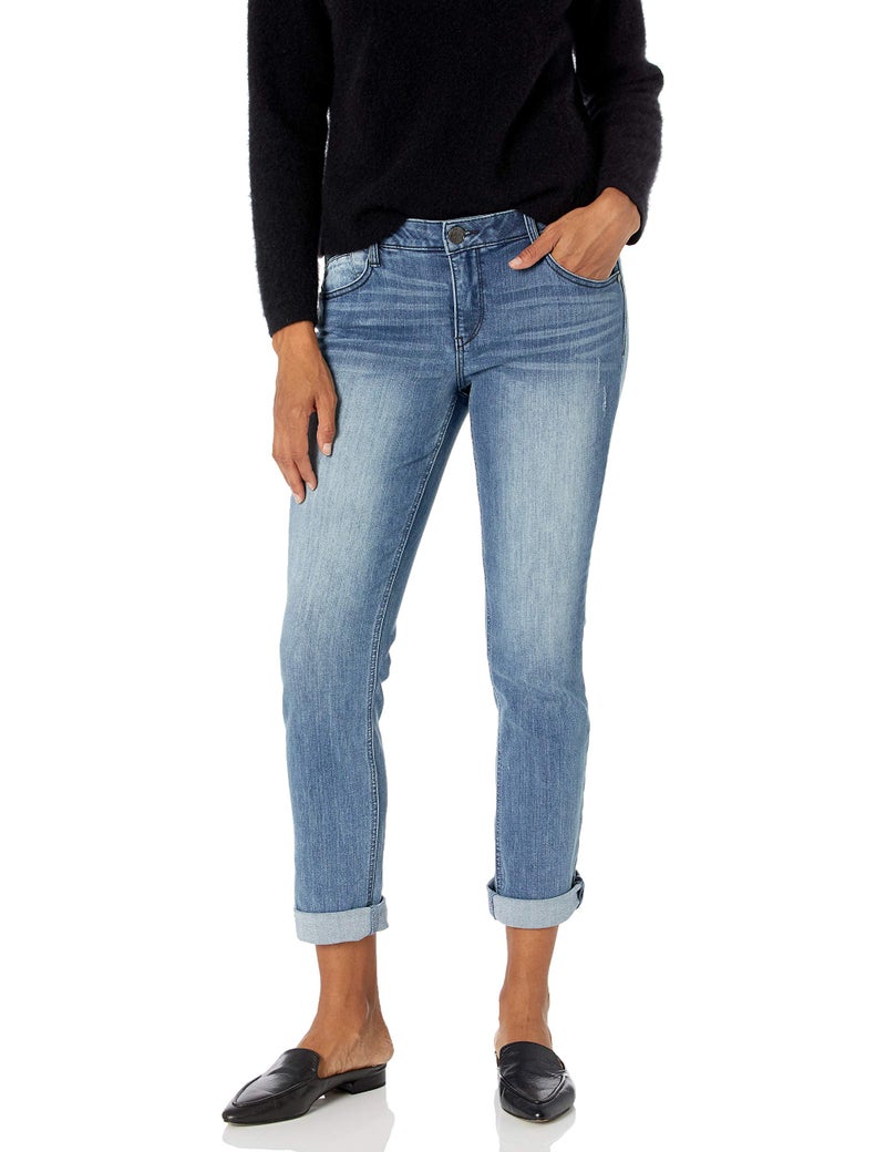 Democracy womens Absolution Girlfriend Jeans Blue 2 US
