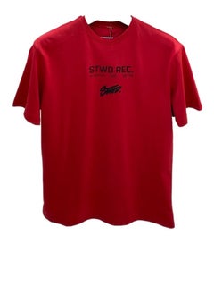 BLUE MAX COTTON Men's Round T-shirt printed  - Image 1
