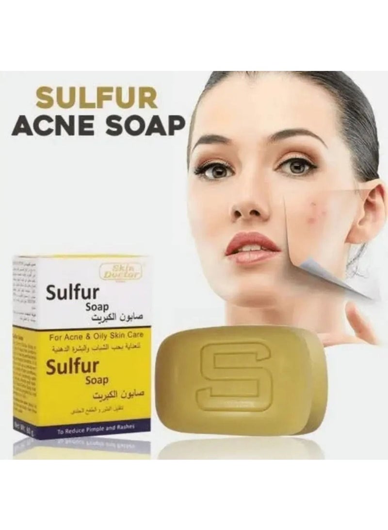 Skin Doctor Skin Doctor Sulfur Soap (80G) Deep Cleansing & Acne Treatment Soap For Clear Skin  - Image 3