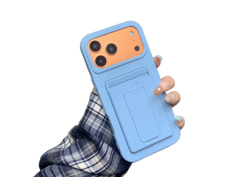 MS غطاء واقي بسيليكون لـ iPhone 16 / 16 Plus / 16 Pro / 16 Pro Max مع ملمس ناعم ومغناطيس قوي مع مقاوم للصدمات مع مقاوم للخدش باللون أزرق سماوي مغناطيسي من السيليكون باللون الأزرق - Image 1