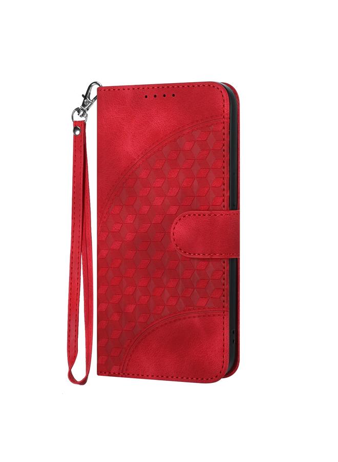 Zaboon Case For Infinix Note 30 Pro Elephant Head Embossed Phone Leather Case with Lanyard - Image 3