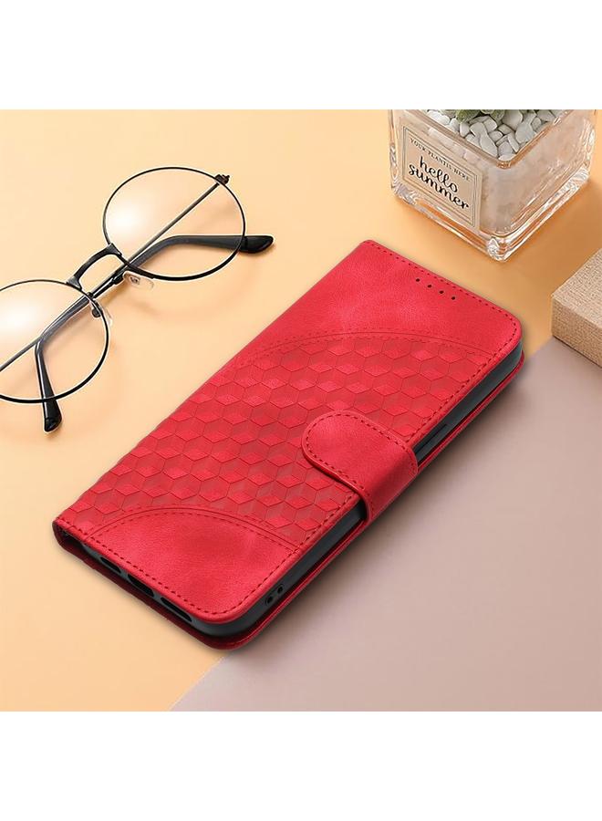 Zaboon Case For Infinix Note 30 Pro Elephant Head Embossed Phone Leather Case with Lanyard - Image 2