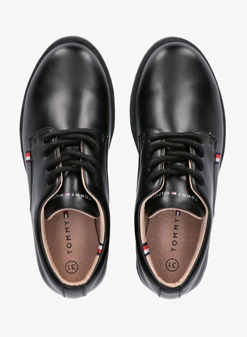 TOMMY HILFIGER Youth Formal Lace Up Shoes - Image 4