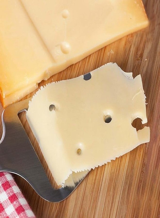 FAGVA Stainless Steel Cheese Slicer Cutter | Ergonomic Handle Cheese Planer for Semi-Soft, Hard Cheese, Butter & Ham | Food-Grade, Durable & Easy to Clean - Image 2