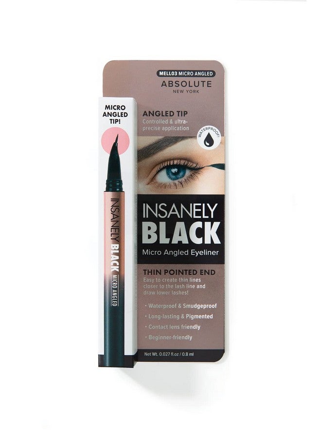 Absolute New York Insanely Black Micro Angled Liquid Eyeliner - Image 2