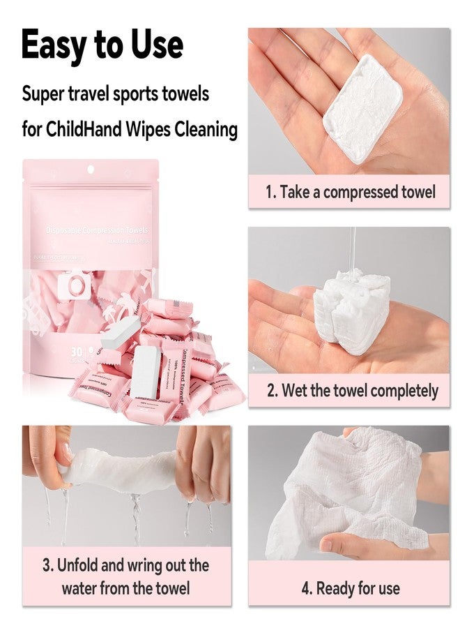 ICOTLE Compressed Towels 60 Pcs, Disposable Coin Towel, Mini Travel Towelettes, Portable Expanding Towels for Camping, Outdoor, Emergency & Home Use - Image 5