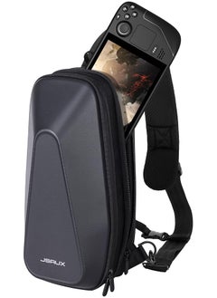 Carrying Case For Steam Deck Console & Rog Ally Devices Hard Shell Protective Crossbody Double Layer Backpack With Multi Pockets For Ac Adapter Steam Deck Docking Station&Accessories Bg0105A