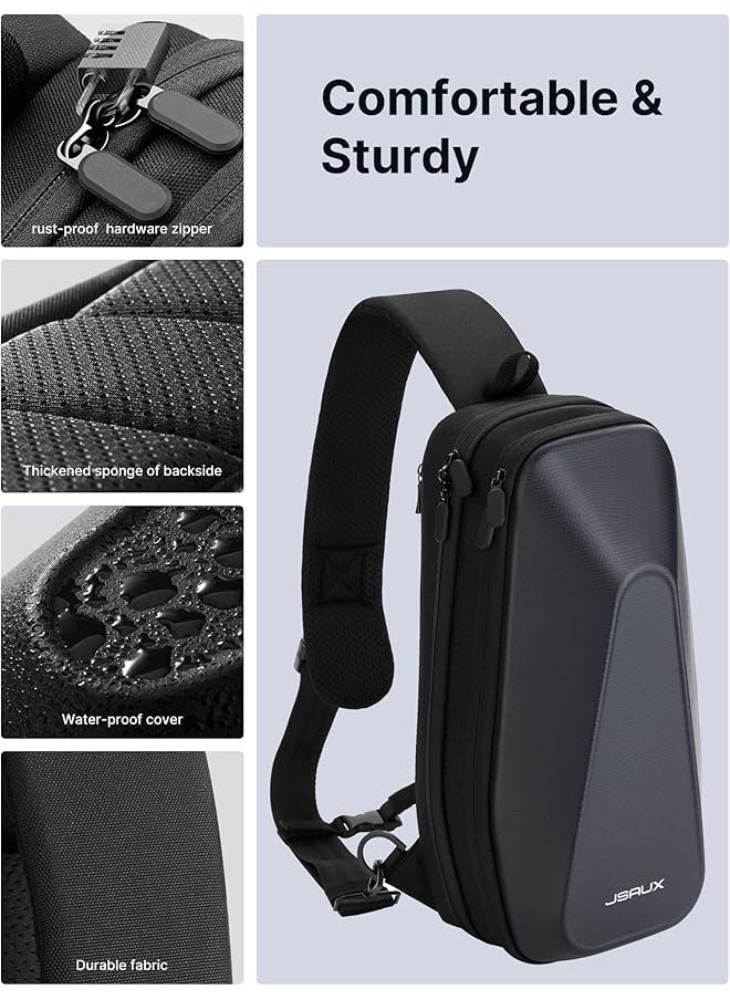 erorex - Carrying Case For Steam Deck Console & Rog Ally Devices Hard Shell Protective Crossbody Double Layer Backpack With Multi Pockets For Ac Adapter Steam Deck Docking Station&Accessories Bg0105A - Image 1