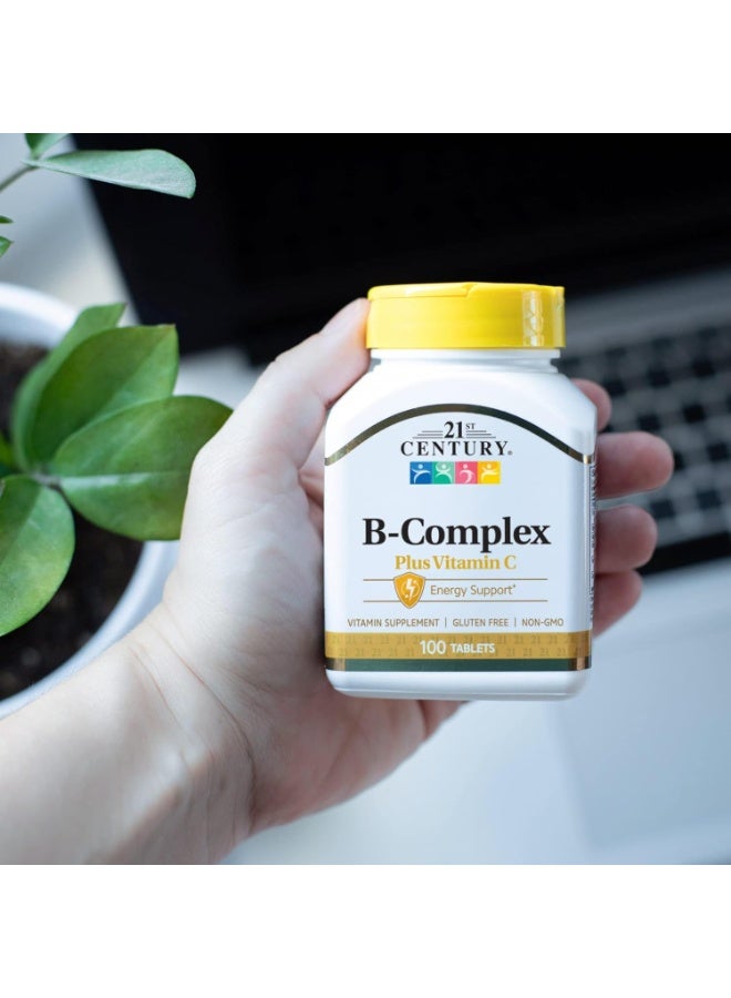 21st Century (B Complex) Plus Vitamin C, 100 Tablets - Image 3
