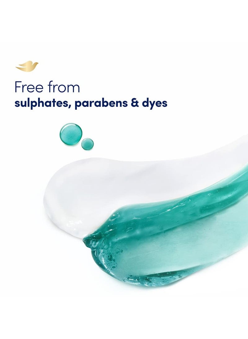 Dove Hair Therapy Dry Scalp Care Moisturizing Conditioner, Sulphate Free, No Parabens & Dyes, With Niacinamide, 380 ml - Image 2