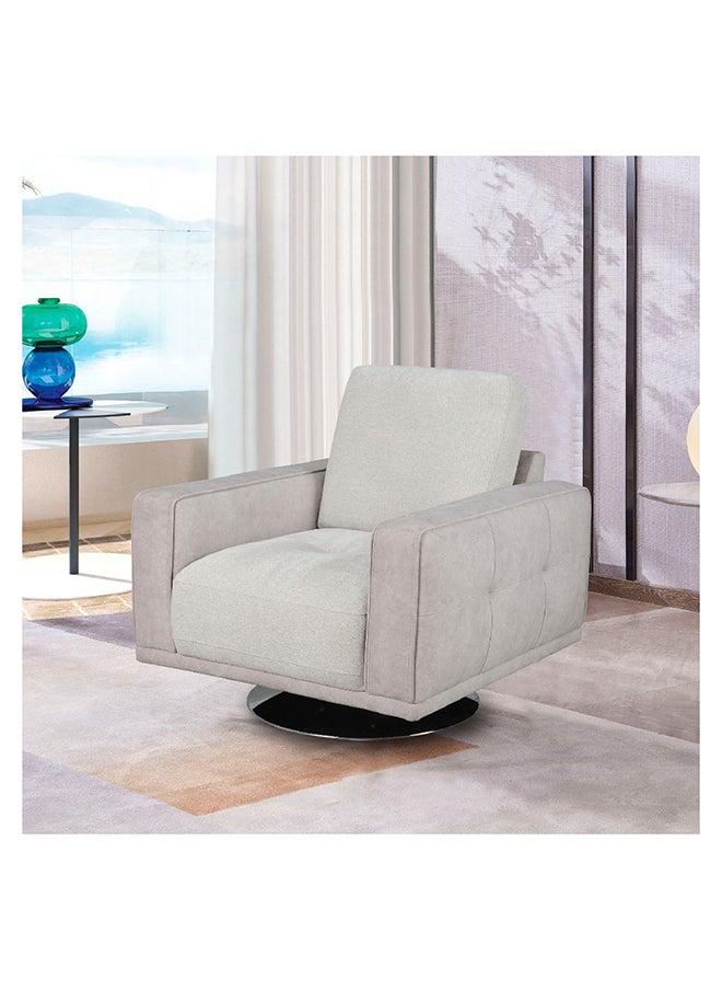 Home Box - Texas Armchair Fabric Sofa with Swivel 104 x 89 x 99 cm - Image 1