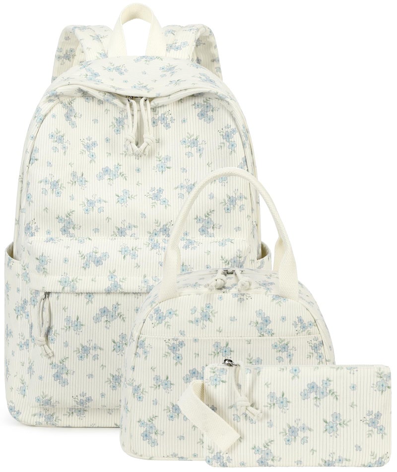 BTOOP School Backpacks for Teen Girls Bookbags Lightweight Kids Backpack School Bags Set with Lunch Box Pencil Case - Image 2