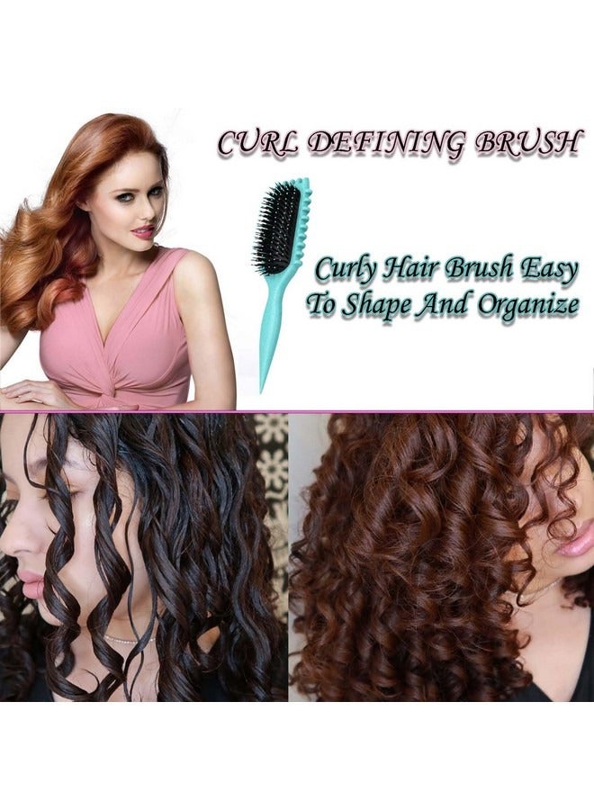 Beauenty Curl Brush, Curl Define Styling Brush Curly Hair Brush Curl Defining Brush, Versatile Curl Brush Exquisite and Beautiful Easy to Use, Create Various Fashionable Hairstyles - Image 4