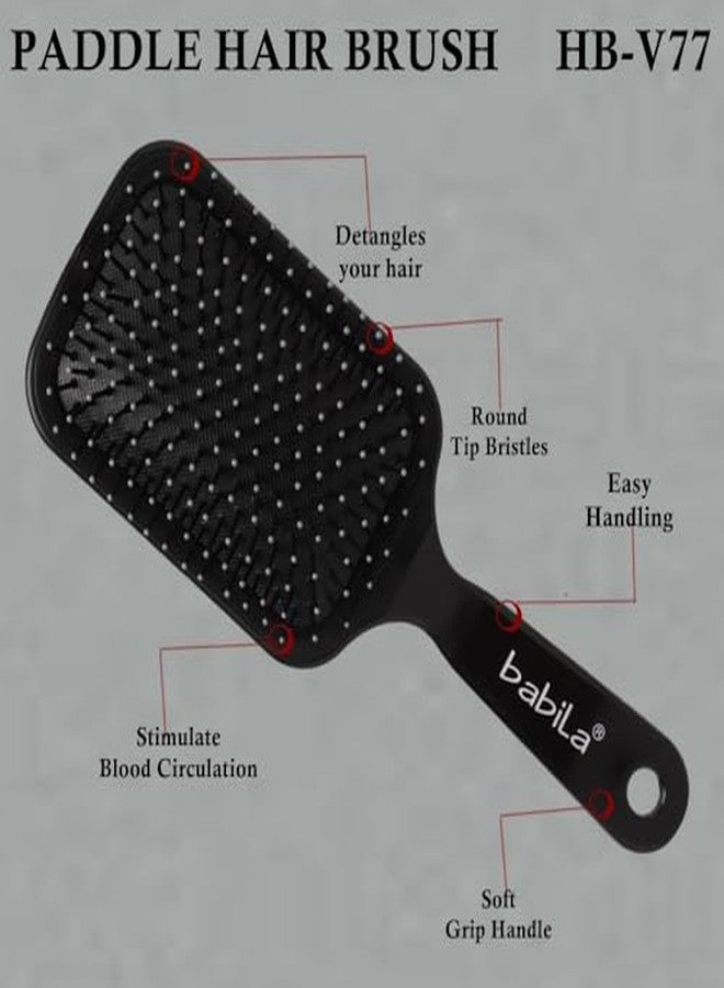 Babila Big Paddle hair Brush-hb-v77 - Image 4