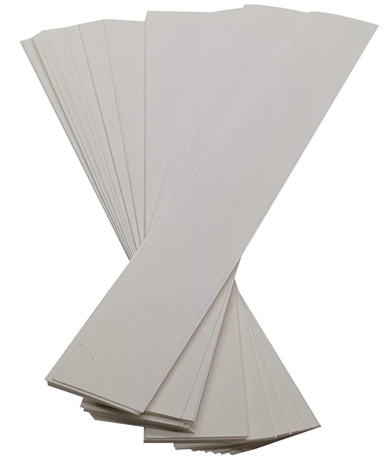 Bartovation Grade 1 Chromatography Paper 6 x 0.75 Inches for Laboratories, School, Pigment Separation and Experiments [Bag of 100 Strips] - Image 2