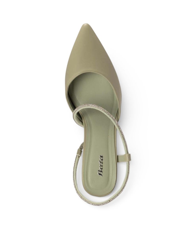 باتا حذاء أنيق بمقدمة مدببة وسير خلفي - Image 4