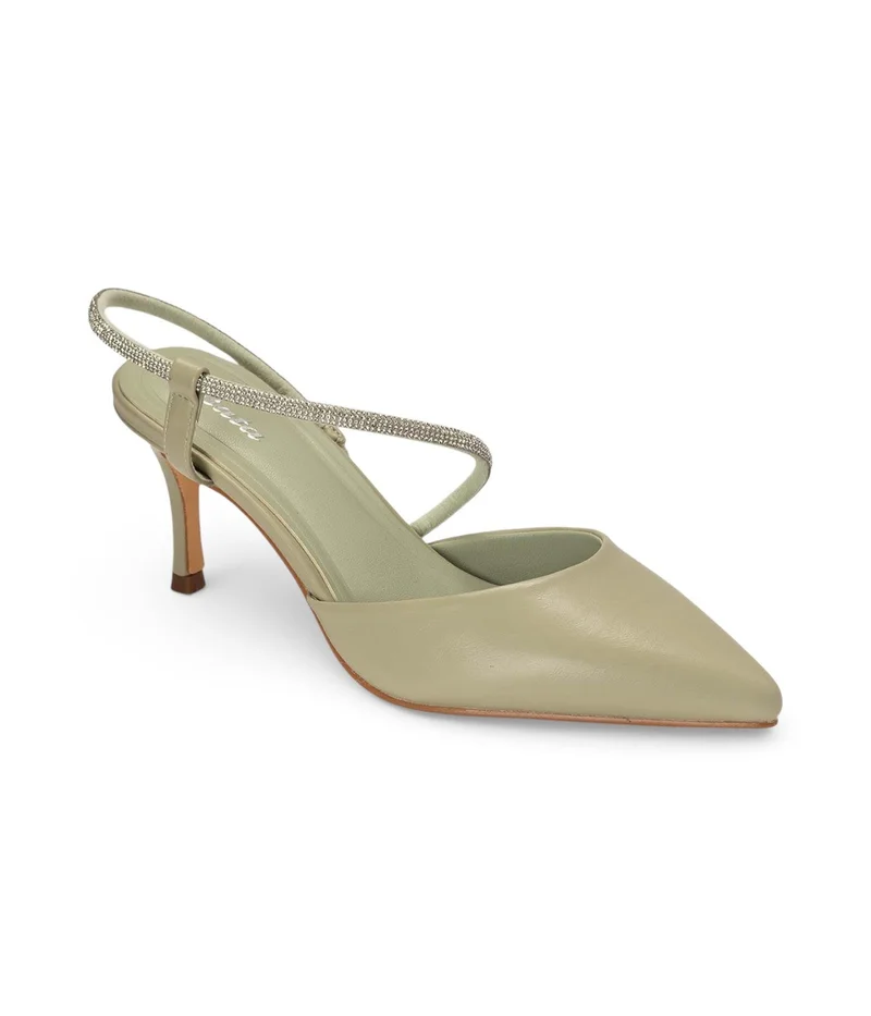 باتا حذاء أنيق بمقدمة مدببة وسير خلفي