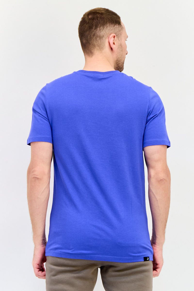 PUMA Men Sportswear Fit Short Sleeve Outdoor T-Shirt, Blue - Image 2
