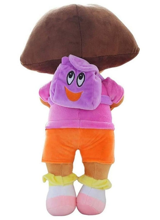 AVSHUB AVSHUB Dora Doll Plush/Soft/Cute Toy for Girls and Kids, Super-Soft, Safe Great Birthday Gift Soft Toy Cute Kids Animal Home Decor Toys (35 CM)  - Image 2