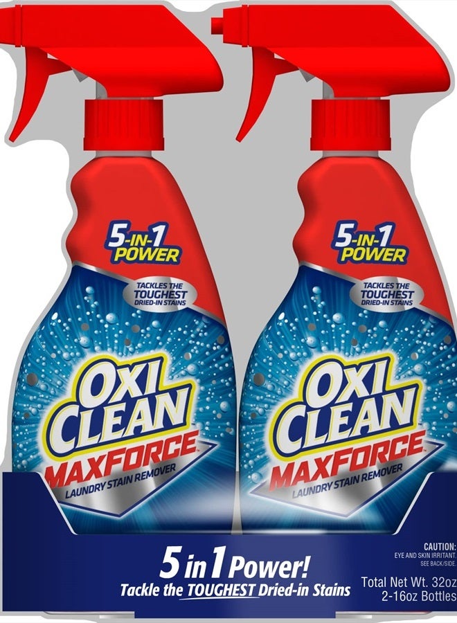 Oxiclean MaxForce Laundry Stain Remover, 16 Fl. oz. Twin Pack  - Image 1