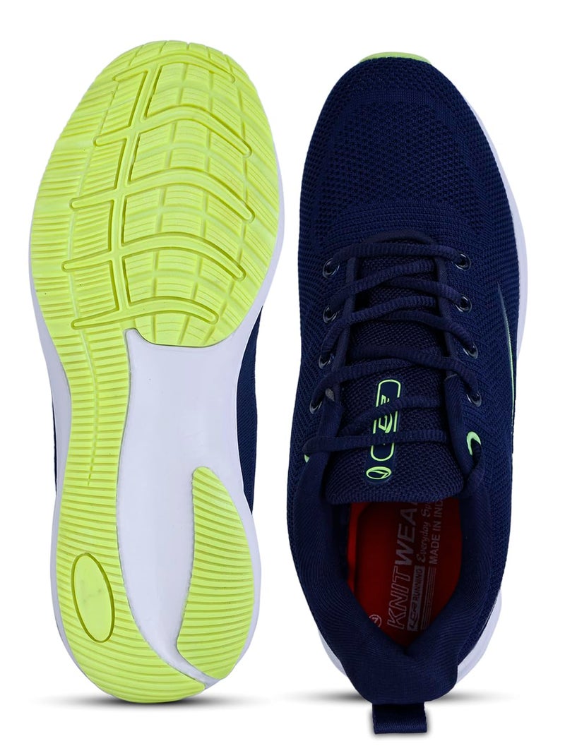 Lancer Mens BOSS-2NBL-PGN Navy Running Shoe, 10 - Image 3
