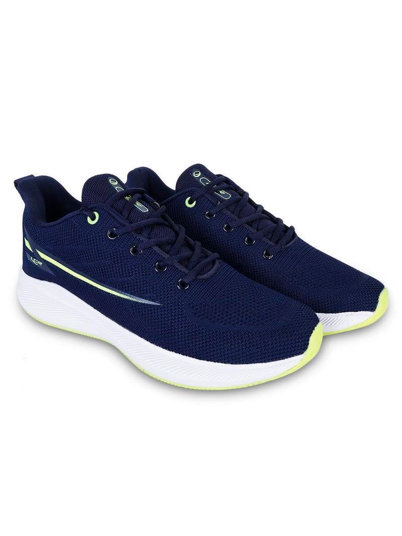 Lancer Mens BOSS-2NBL-PGN Navy Running Shoe, 10 - Image 1