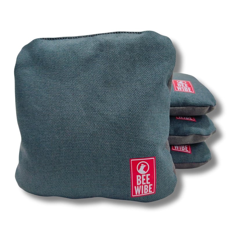 BEEWIBE Set of 4 Official Regulation Cornhole Bags - Dual-Sided, Weather-Resistant Bean Bags for Professional and Casual Play (Sea Green) - Image 1