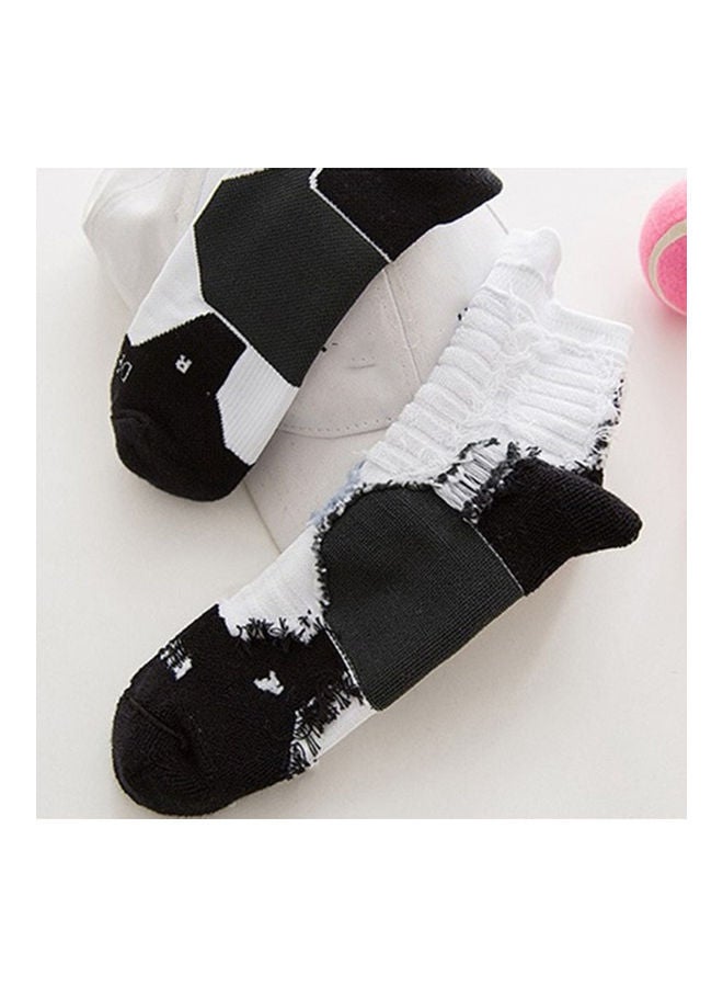 NIBEMINENT Unisex Professional Deodorant Mid-hose Basketball Sports Socks Stockings 21*21*21cm - Image 3