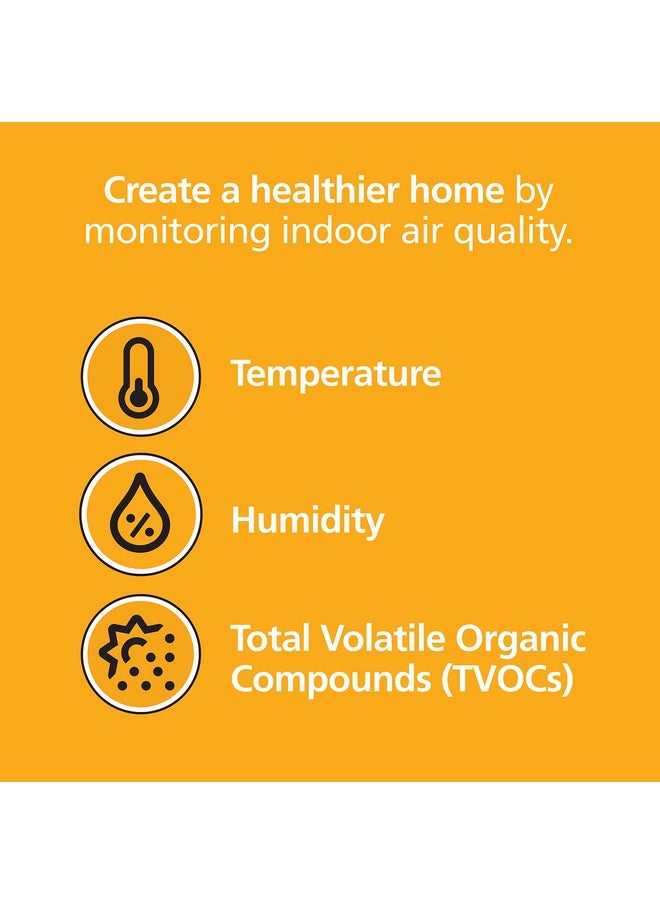 Kidde Kidde Smart Carbon Monoxide Detector & Indoor Air Quality Monitor, Plug In Wall, WiFi, Alexa Compatible Device, Voice & App Alerts  - Image 3