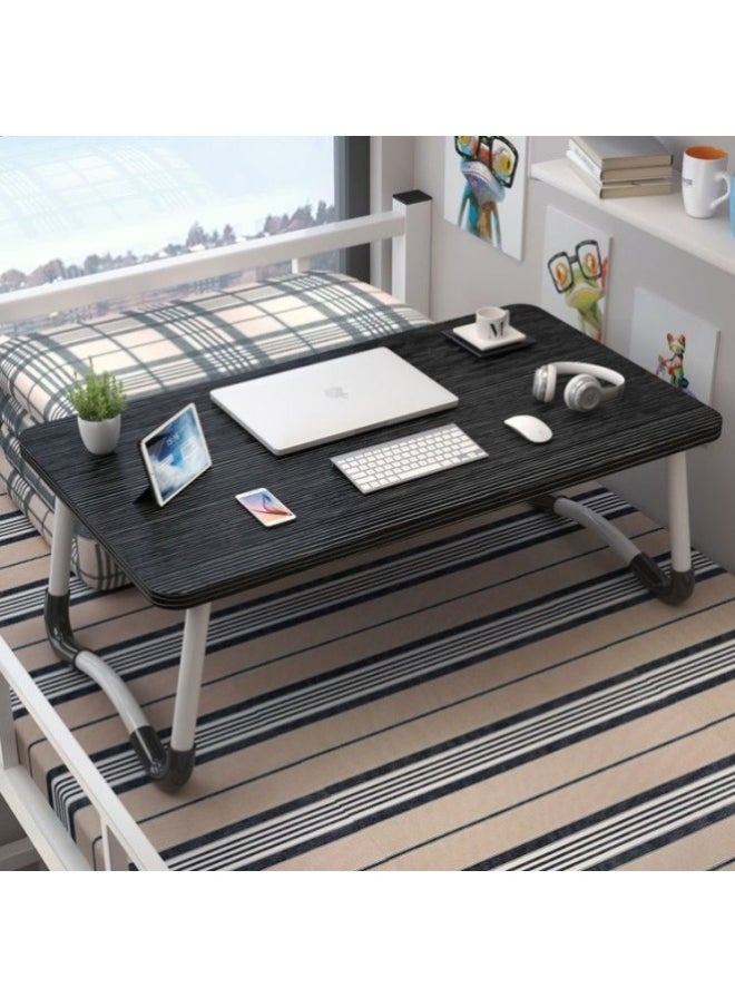 Generic - Sick Bed Dining Table Elderly Pregnant Women's Bed Small Dining Table Dormitory Upper Bed Foldable Movable Household-Color:Extra Large W Square White [70x40 Cup Slot] Height 33-a75 - Image 1