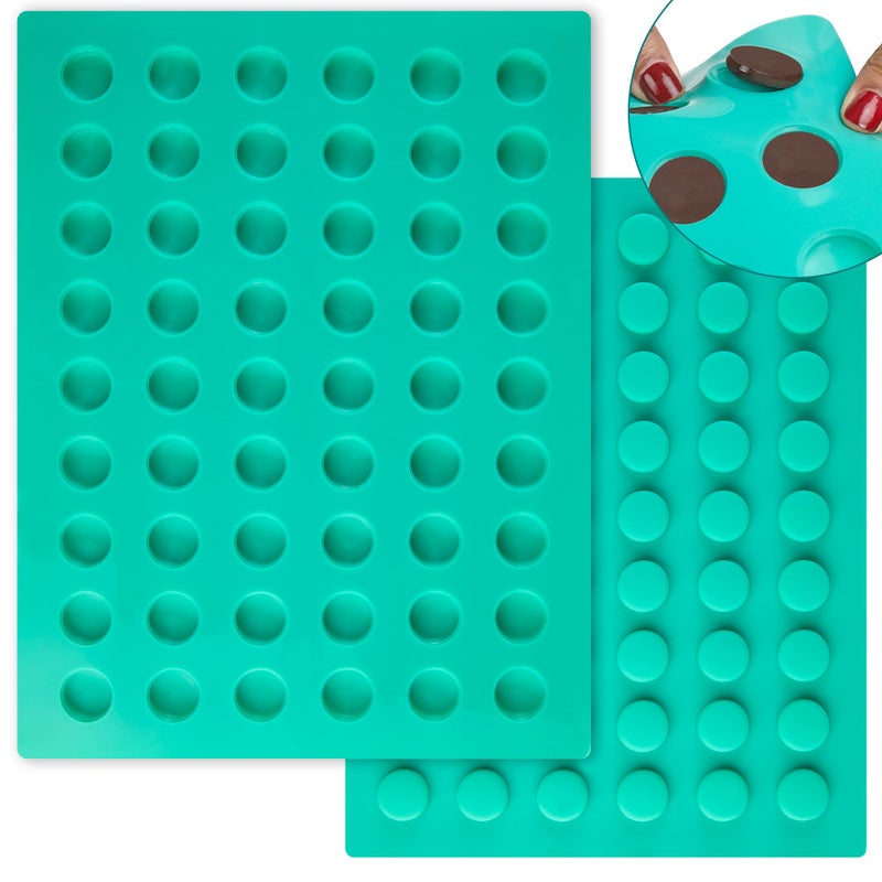 OCreme Round Gummy Candy Silicone Mold for Chocolate Truffles Ganache Jelly Candy Pralines and Caramels