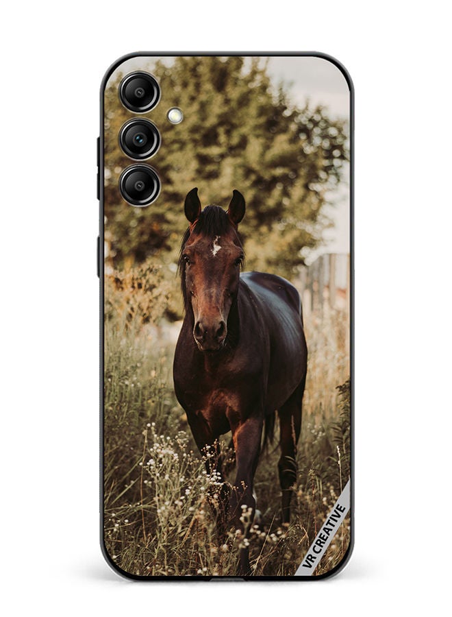 VR CREATIVE Protective Case Cover For Samsung Galaxy A34 Brownie Horse Design Multicolour - Image 1