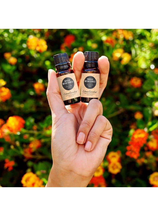 Edens Garden خليط زيوت أساسية للغثيان ودوار الحركة، الأفضل لاضطراب المعدة، مضاد للغثيان والهضم، 100% نقي وطبيعي، أفضل وصفة لعلاج الروائح - للاستخدام بالانتشار أو موضعي 10 مل - Image 2