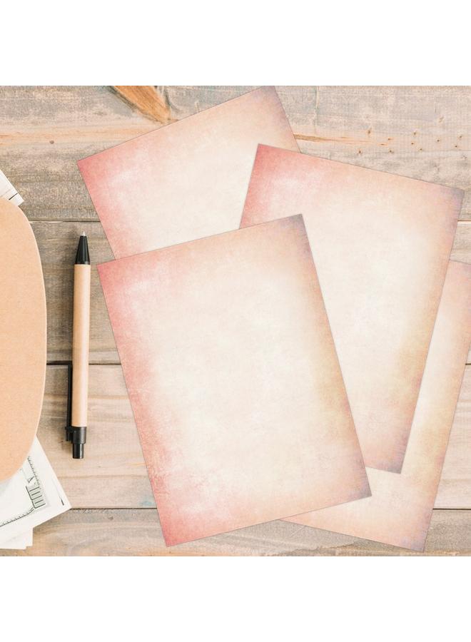 Bluejw New Product Printing Paper 60 Pieces Of Retro Nostalgic A4 Double-sided Letterhead Writing DIY Hand Account Decoration Material Letterhead - Image 5