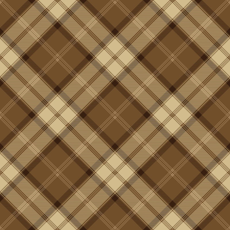 Wallderful Brown Plaid Peel and Stick Wallpaper Vintage Gingham Contact Paper Waterproof Checkered Wallpaper for Accent Walls Non Woven Geometric Wall Paper for Cabinets Bedroom Living Room 17.5"x102" - Image 1